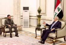 الرئيس العراقي ومستشار الأمن يؤكدان أهمية توحيد الخطاب الوطني والسياسي